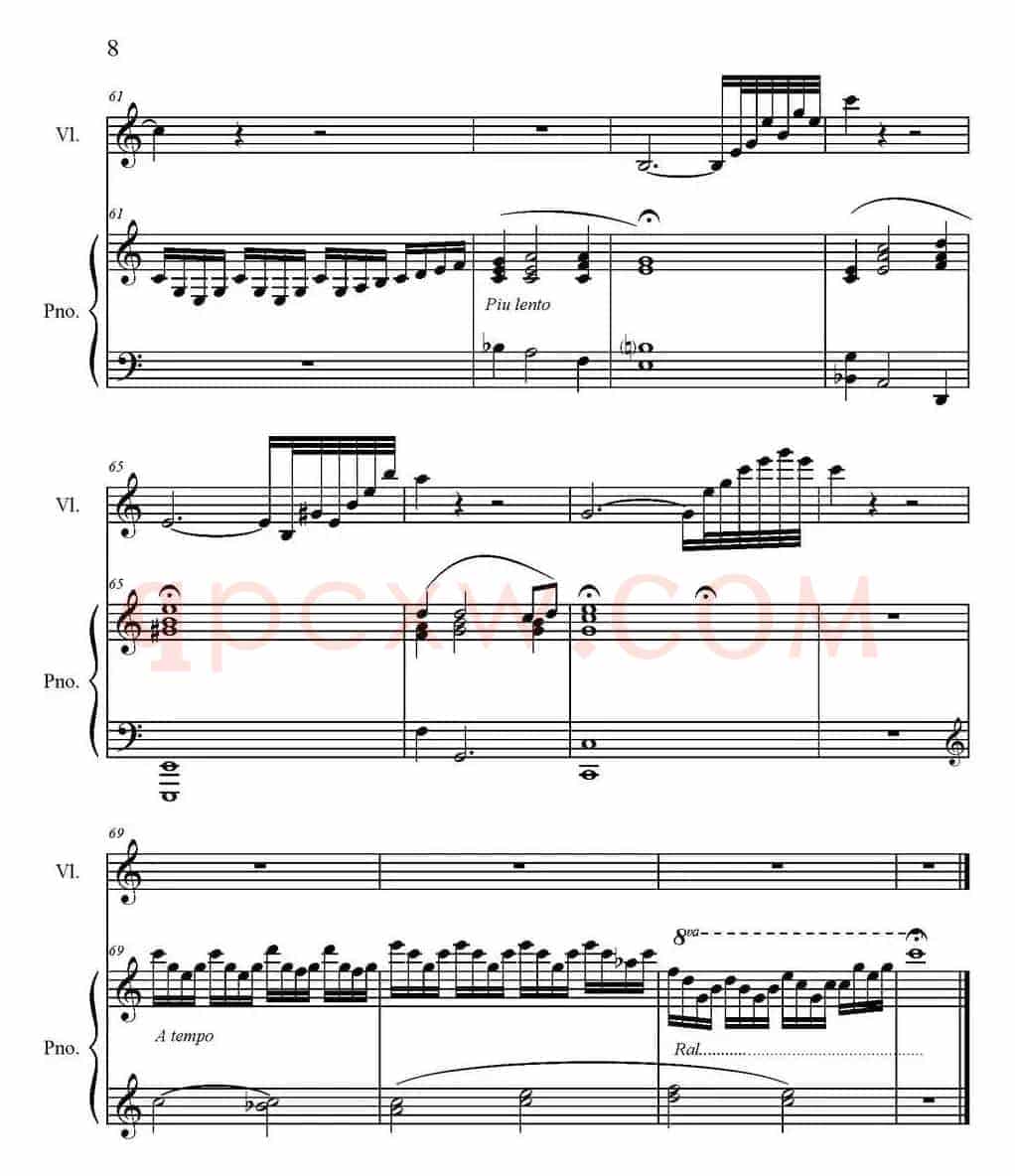 Sonate Verte（1-Prelude、小提琴+钢琴伴奏）