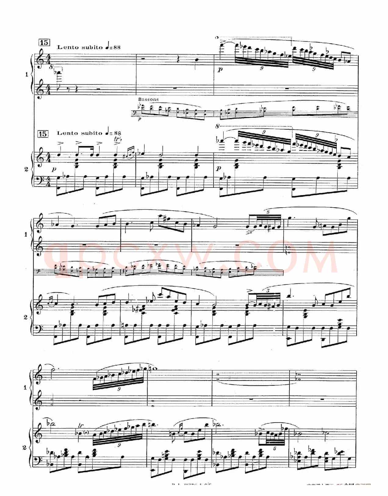 Concerto for 2 Pianos in d Minor(d小调双钢琴协奏曲· 第一乐章)