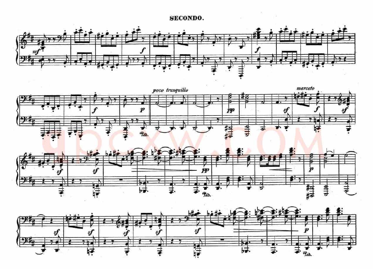 Zwolf Original-Compositionen fur Pianoforte zu 4 Handen Op.57(12首四手联弹小品·8)