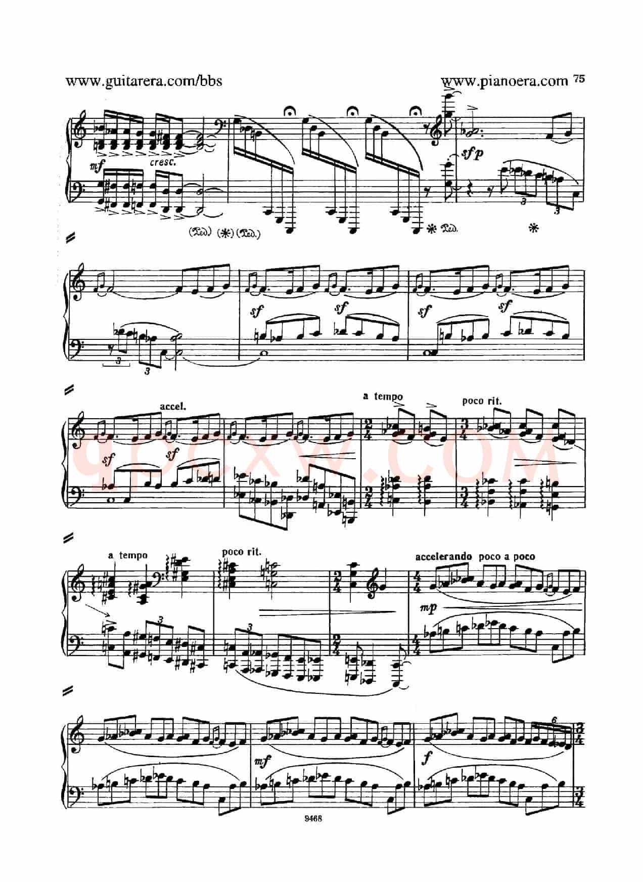 Piano Concerto in D-flat Major Op.37(降D大调钢琴协奏曲·Ⅲ·双钢琴)