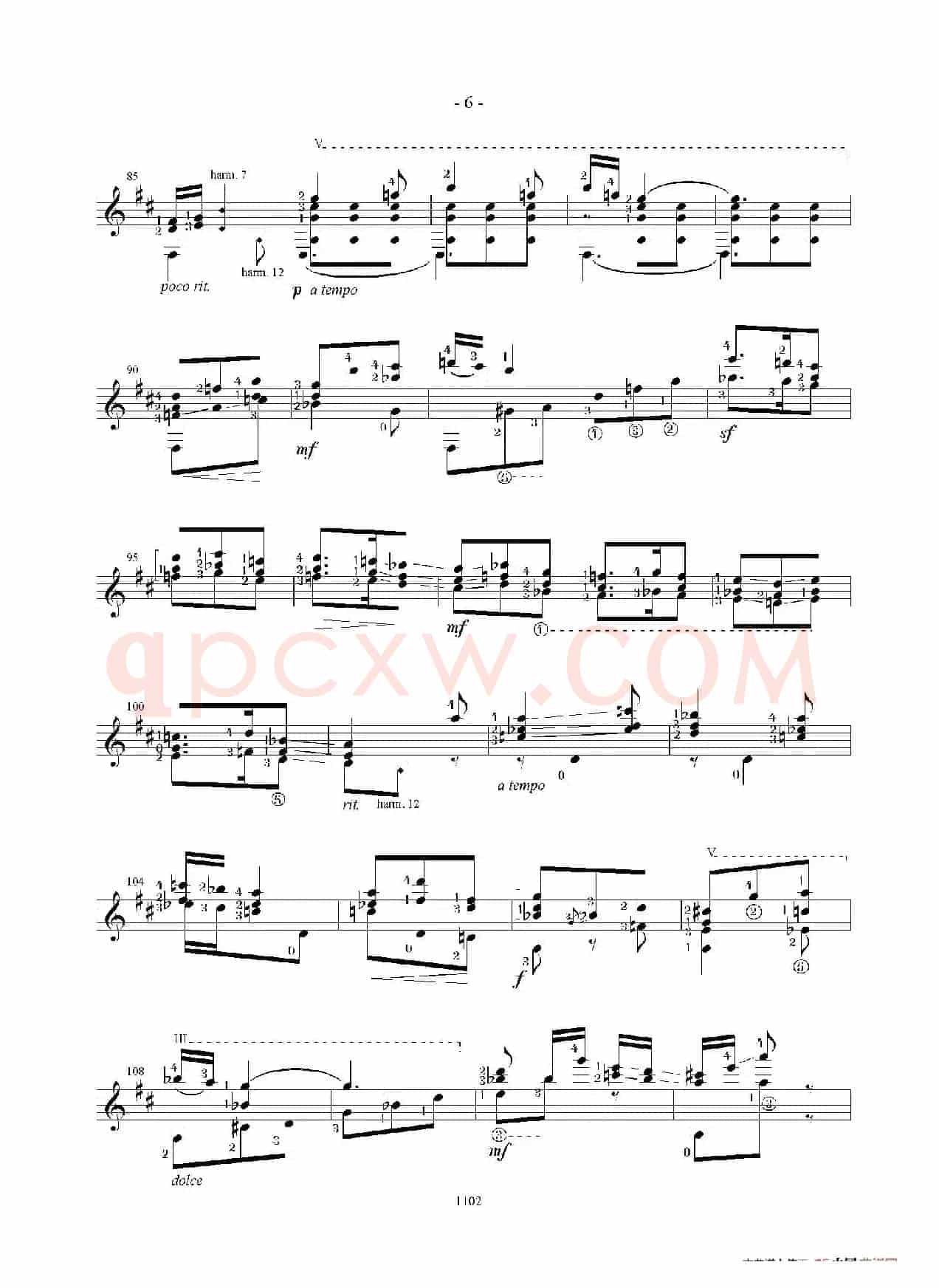 Torre Bermeja(Serenata)-1（古典吉他）