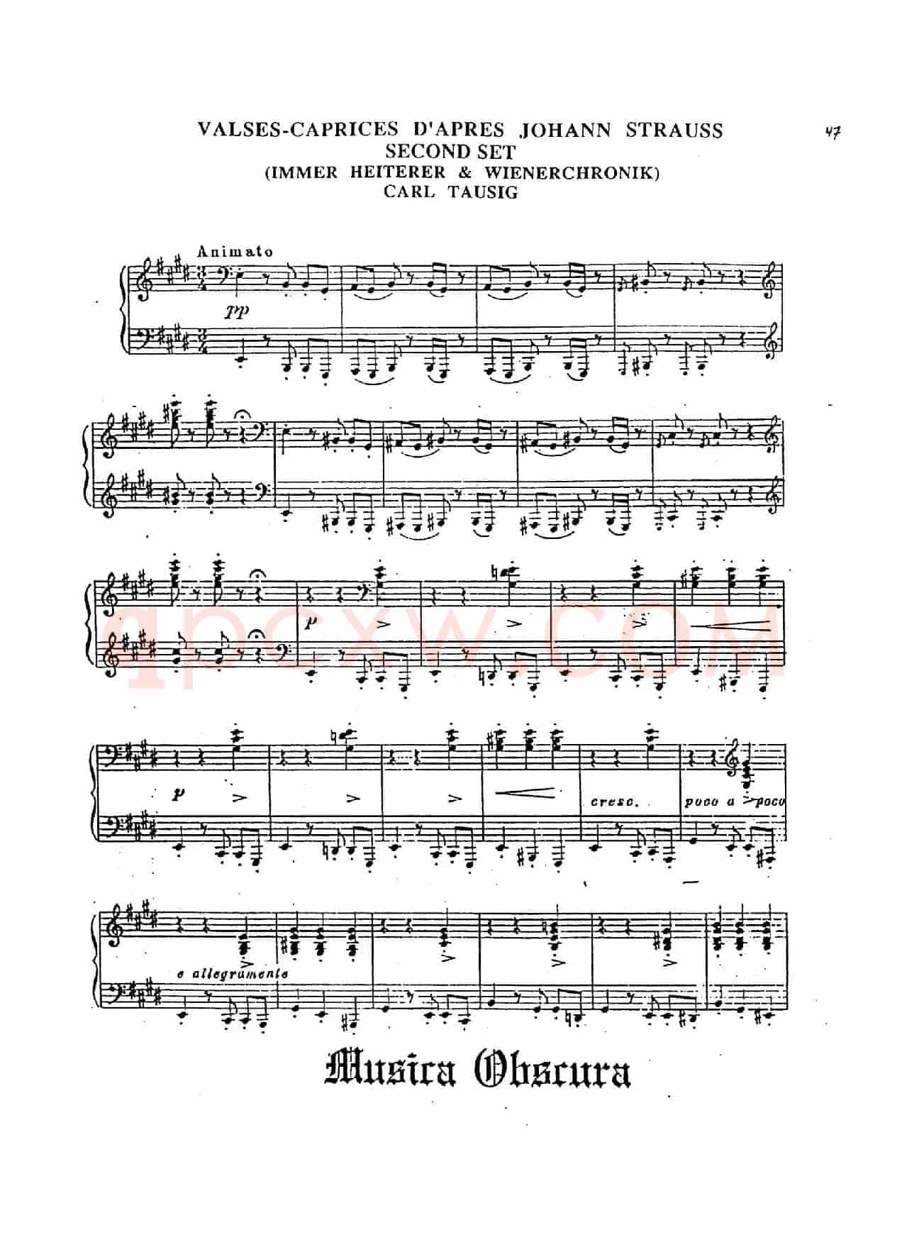 5 Valses Caprices（5首随想圆舞曲·第2集）