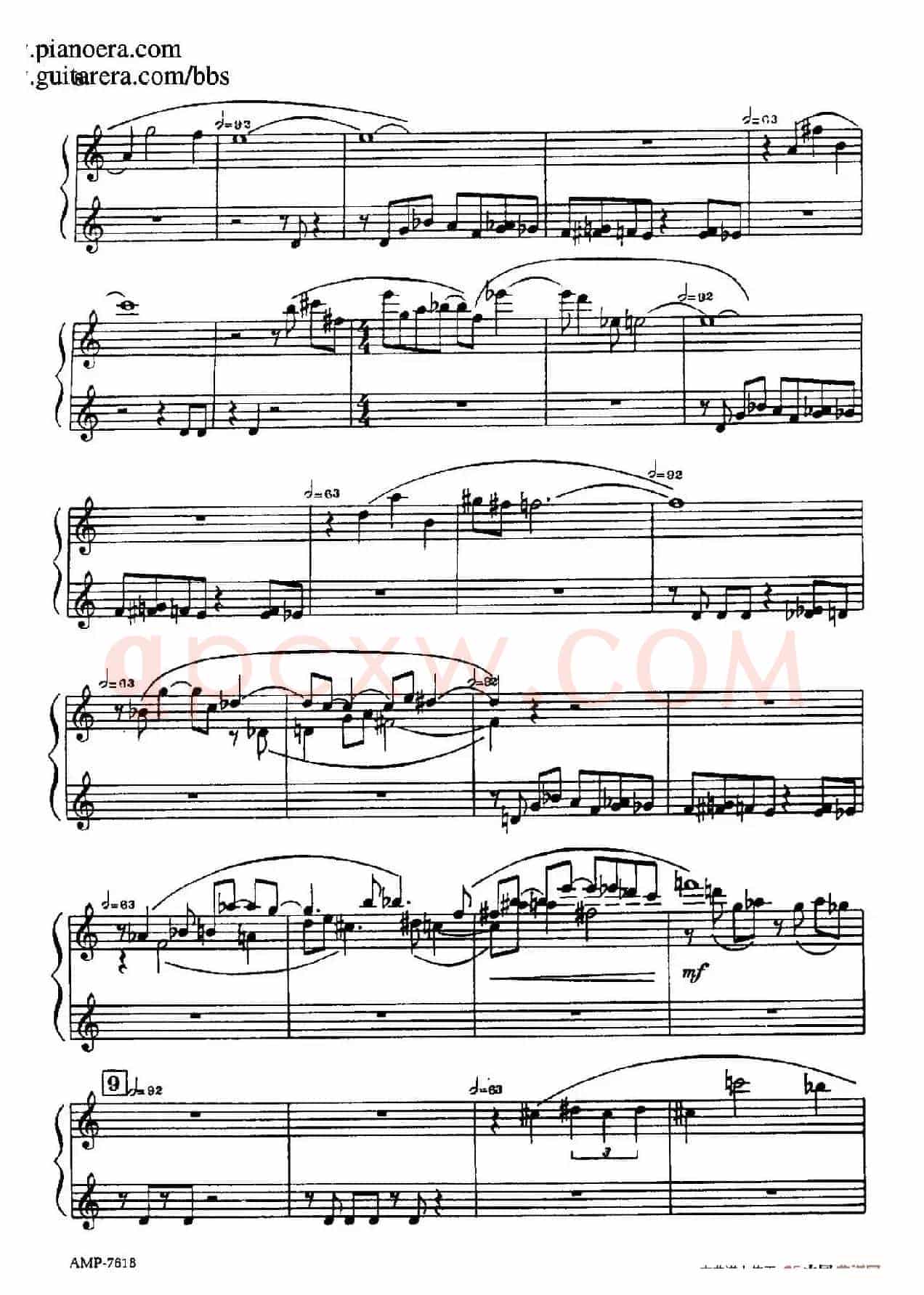 Piano Sonata(钢琴奏鸣曲· 第一乐章)