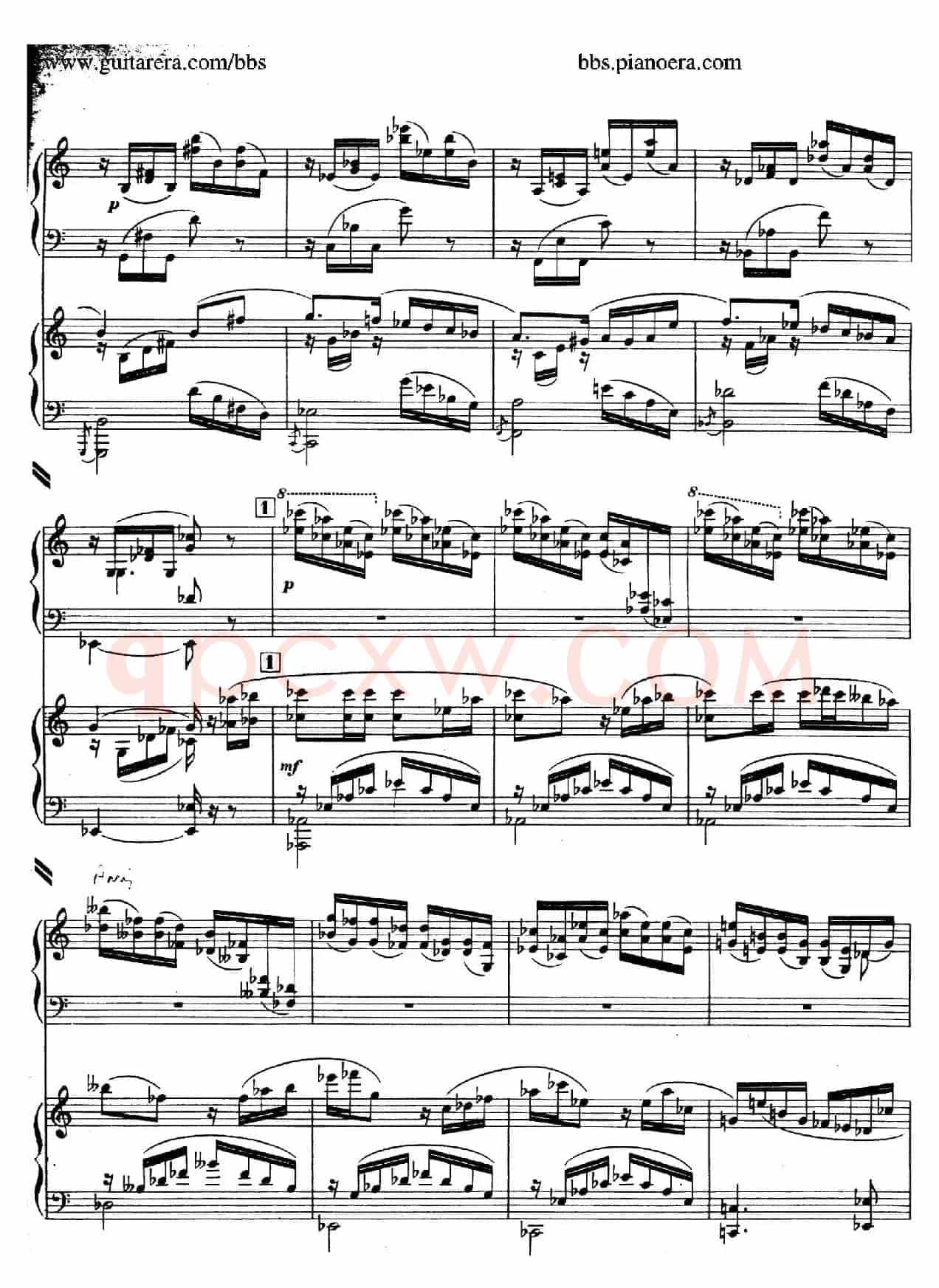 Piano Concerto in c-sharp Minor (升c小调钢琴协奏曲·第一乐章)