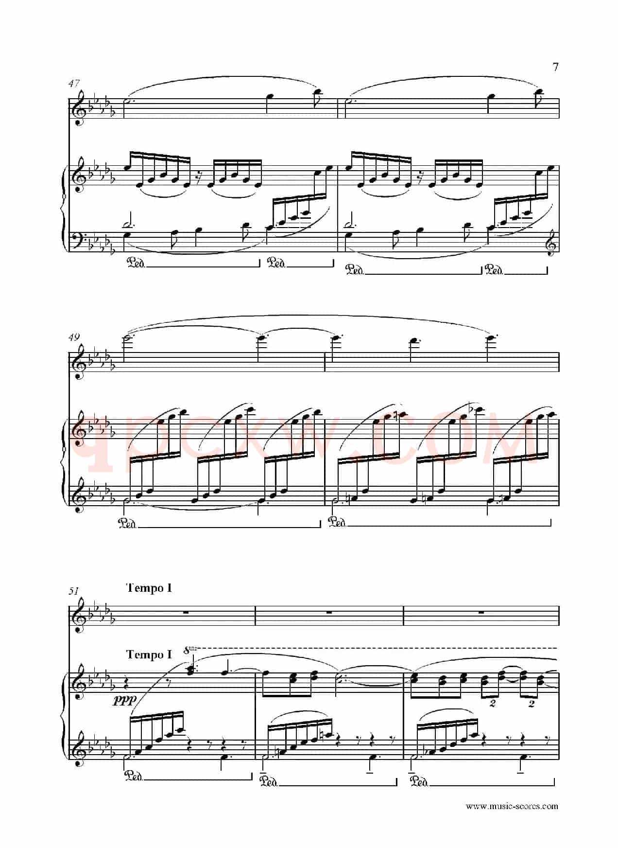 Clair de lune（长笛+钢琴伴奏）