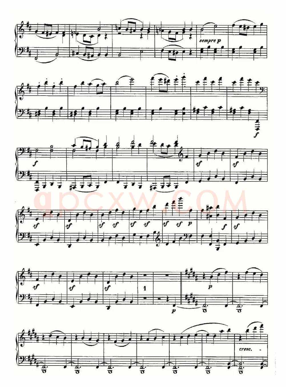 贝多芬钢琴小品Op.126 之四