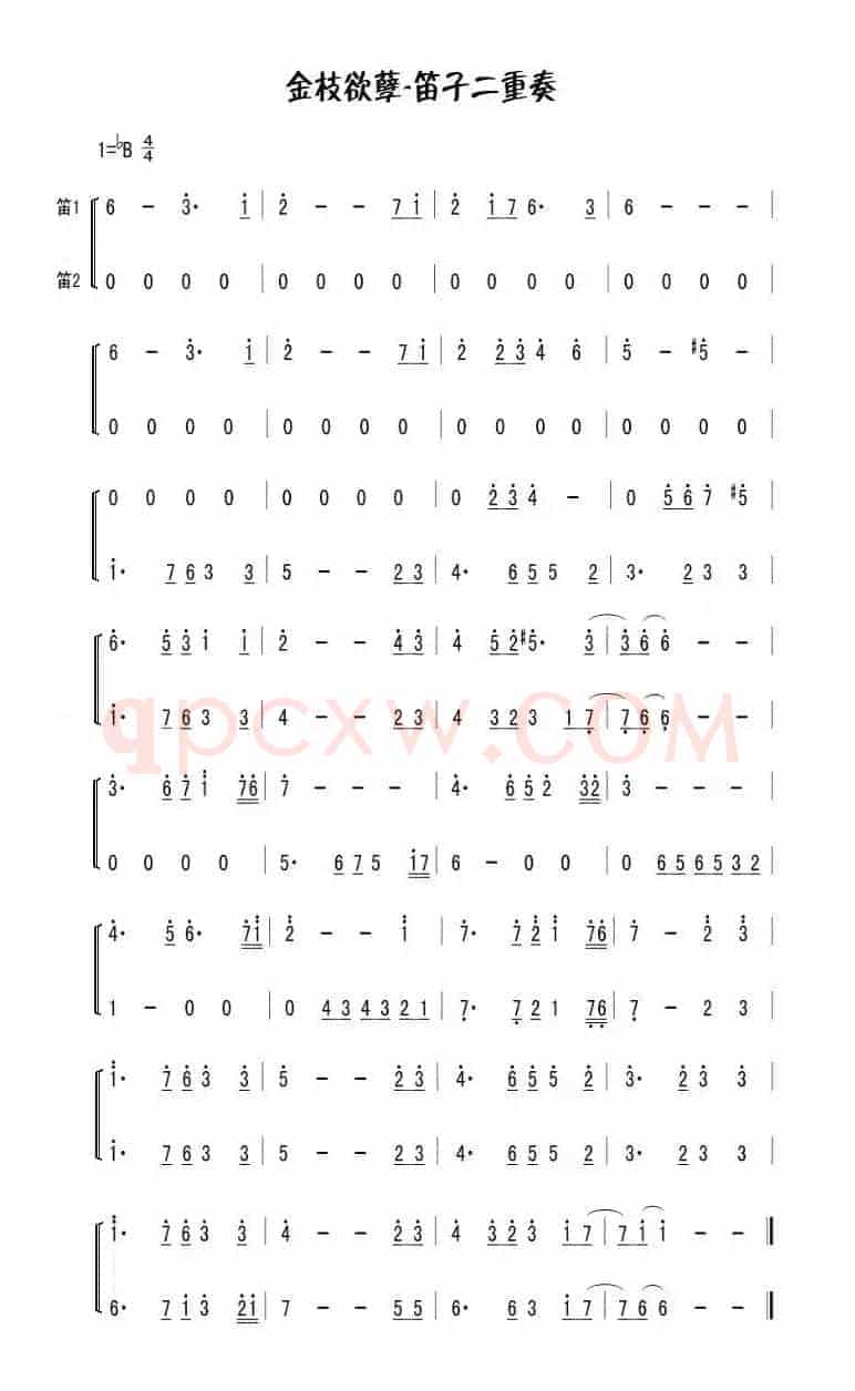 金枝欲孽（笛子二重奏）