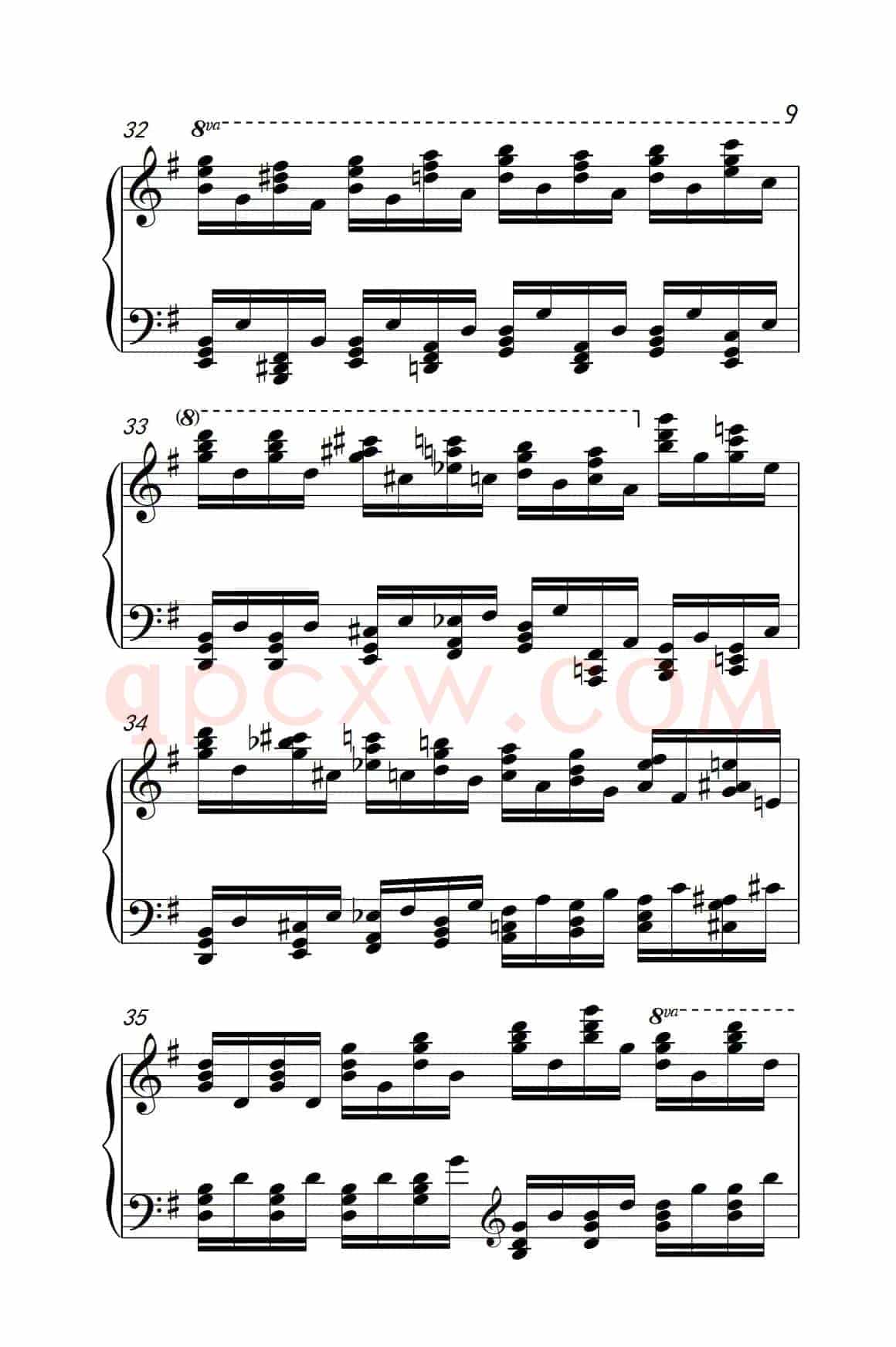 莫什科夫斯基 钢琴练习曲（第三首）