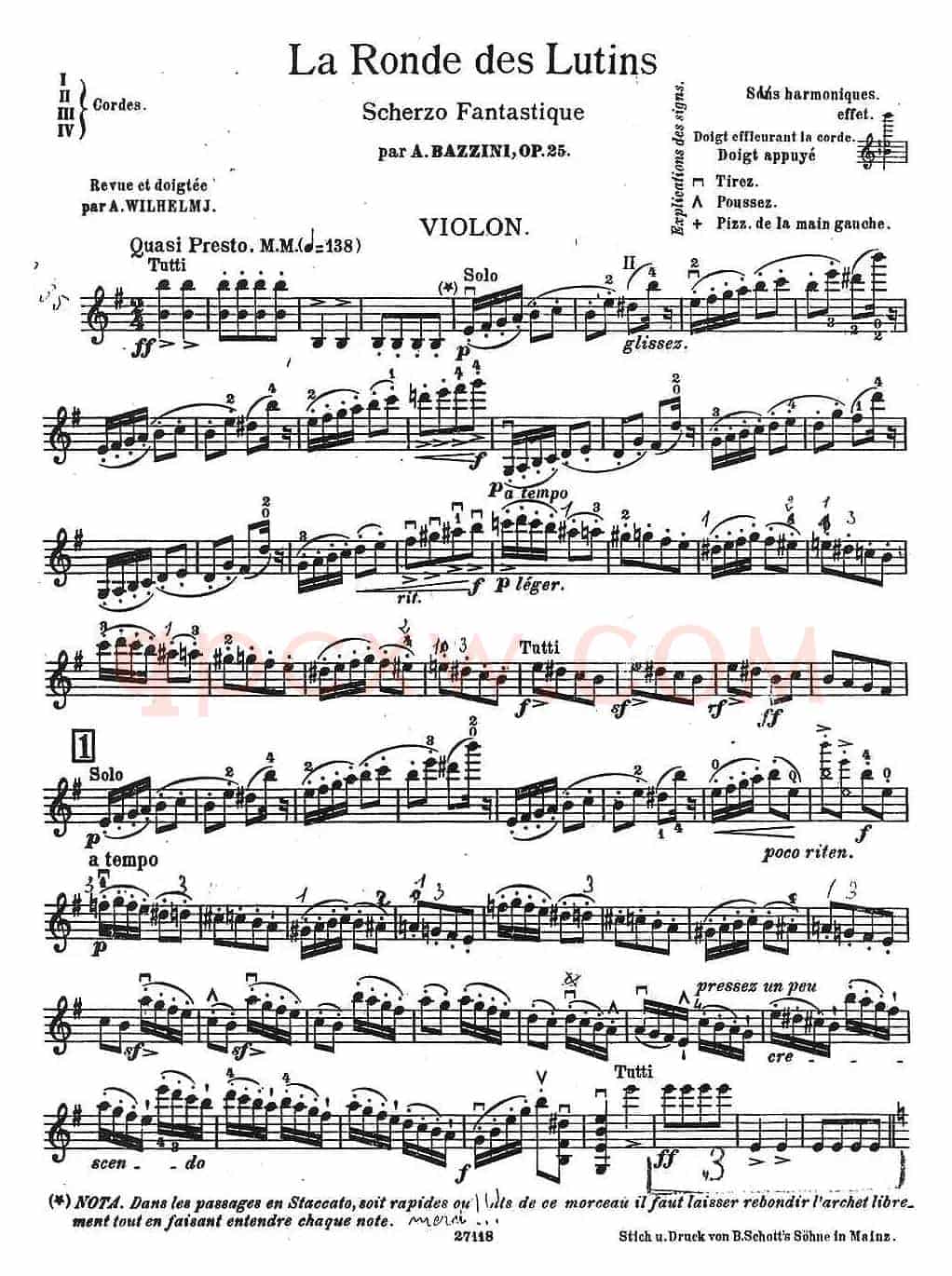 La Ronde des Lutins-Scherzo Fantastique OP.25 