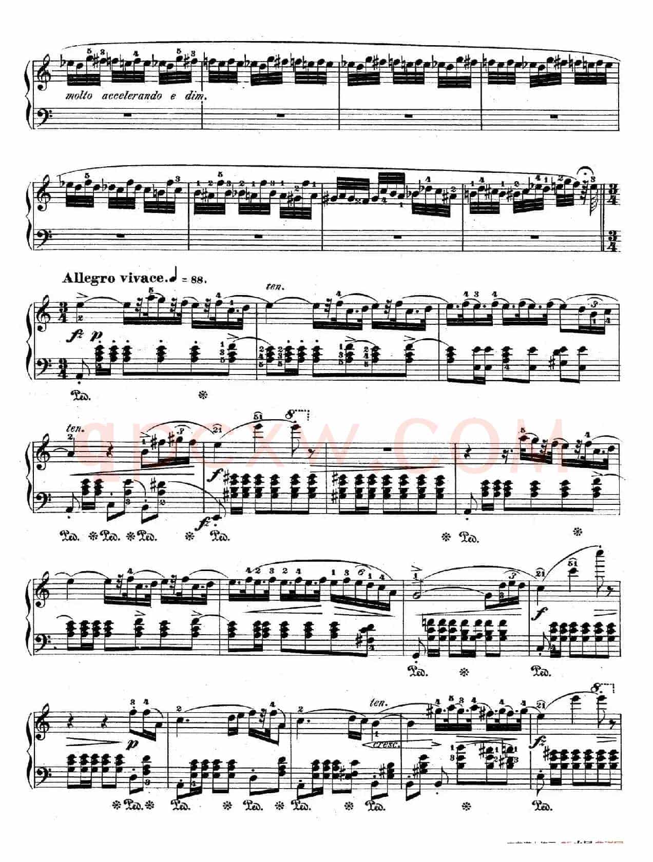 Bolero in C Major Op.19（C大调波莱罗舞曲）
