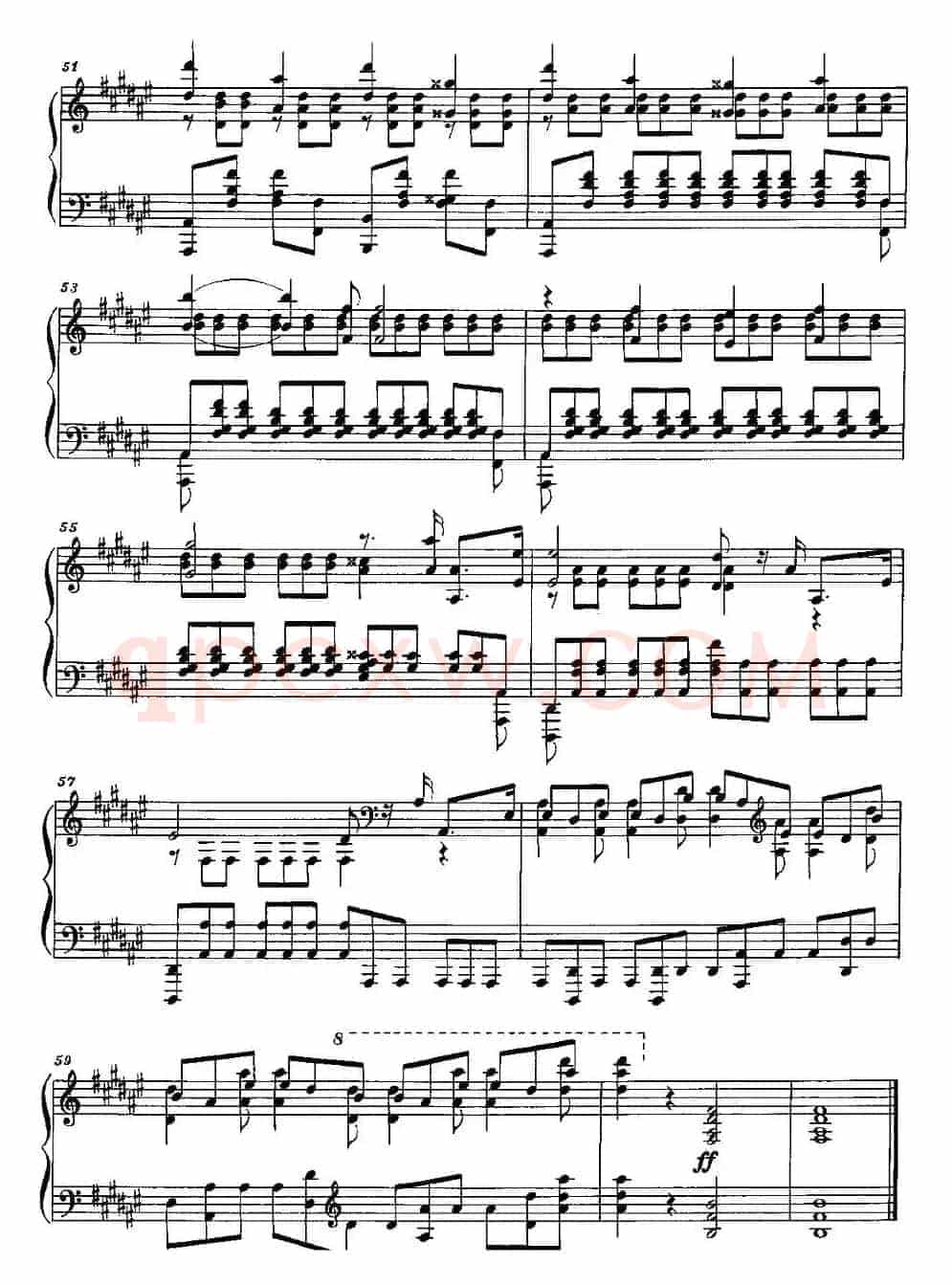 Etude（斯克里亚宾练习曲作品8 降d小调练习曲 第12首）