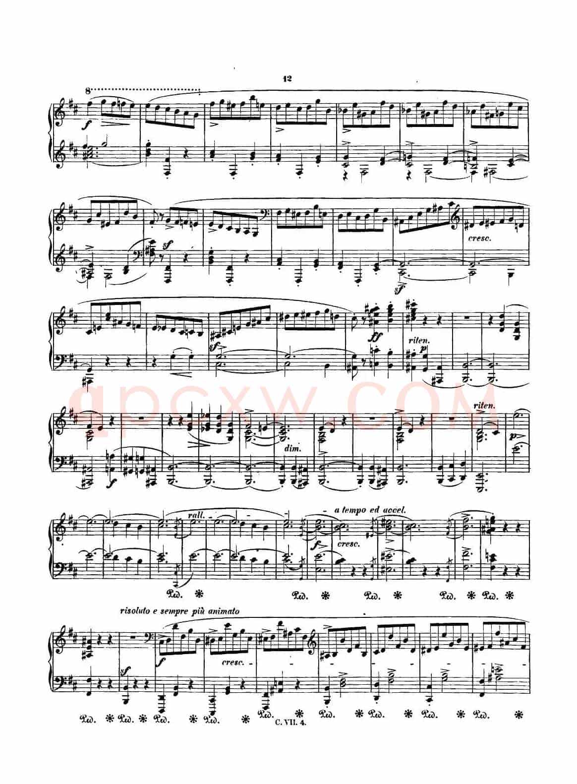 肖邦 钢琴谐谑曲 Chopin Scherzo(No.1 b小调,Op.20)