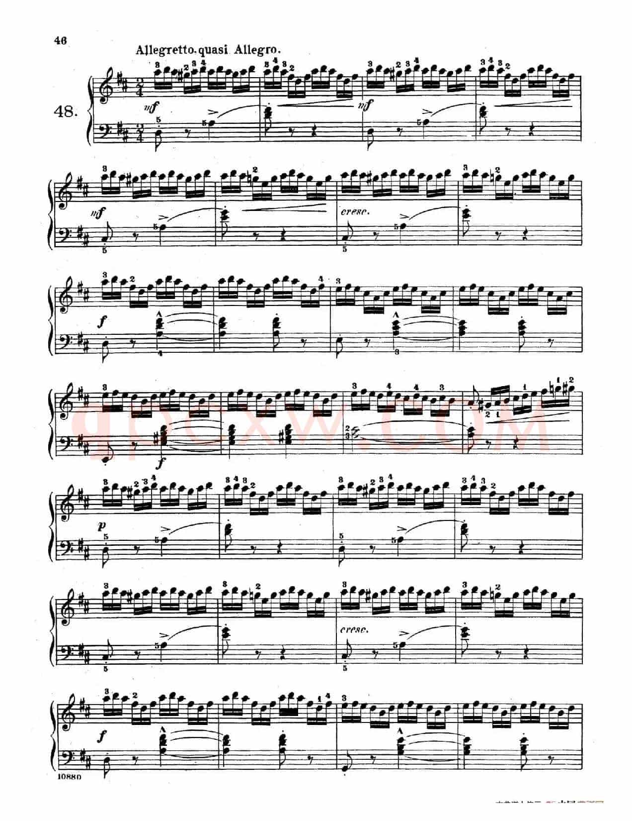 Etudes Enfantines Op.37（儿童钢琴练习曲 第46——50首）