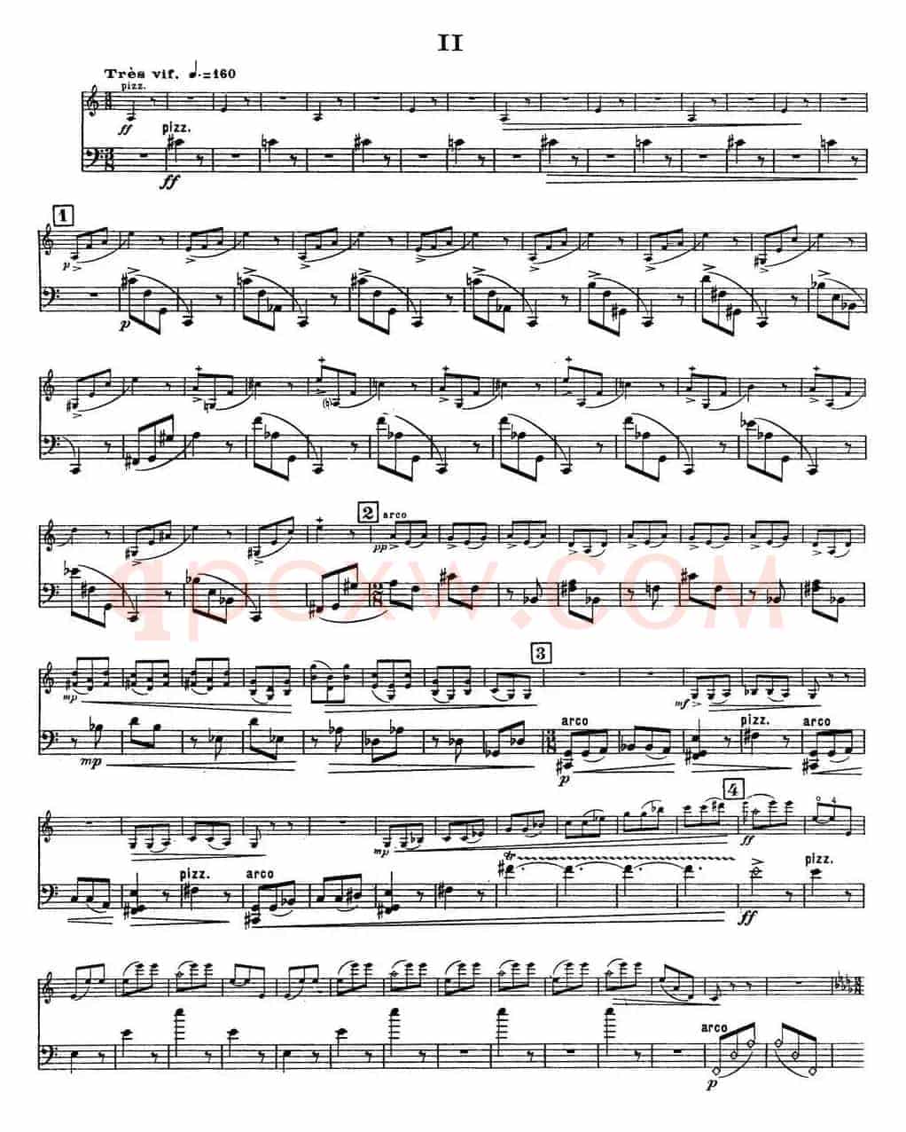 Sonate（小提琴+大提琴）