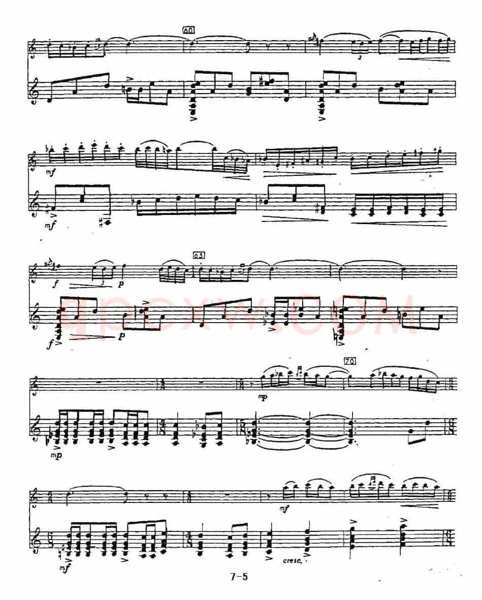 Cantos sierras（山脉之歌）（长笛+吉他）