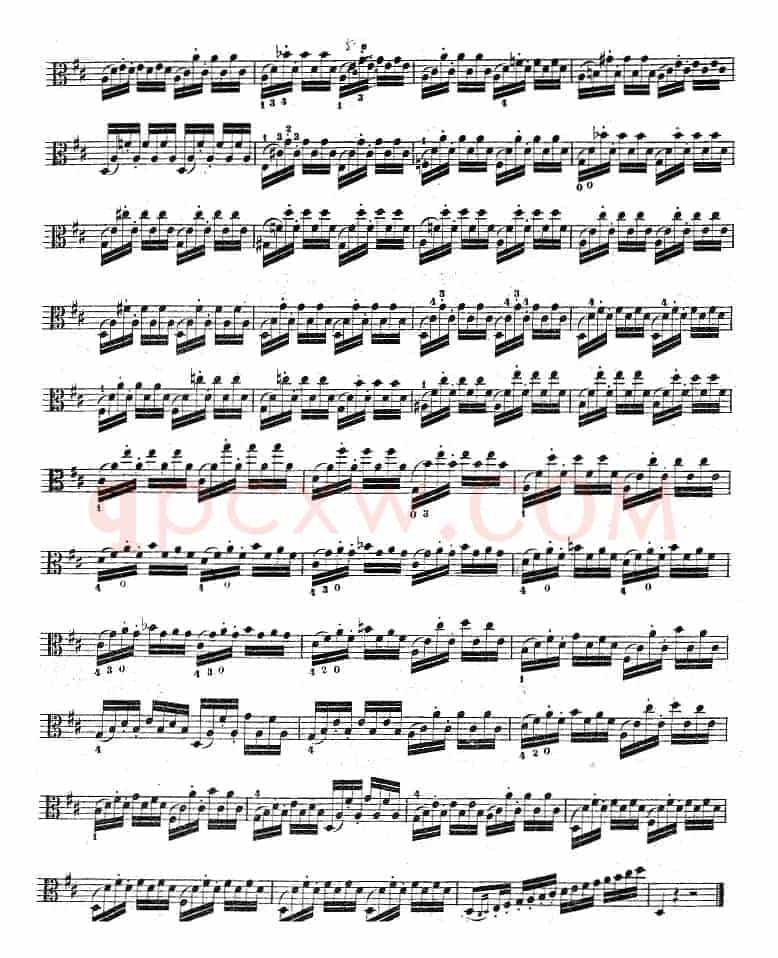 克莱采尔《中提琴练习曲40首》（ETUDE 11-13）