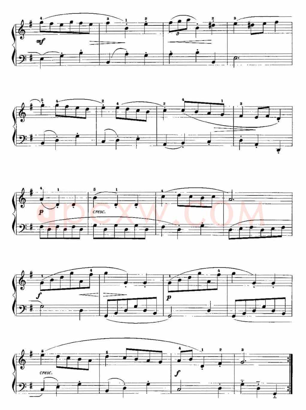 手风琴复调作品：小步舞曲（J.S.巴赫作曲版）