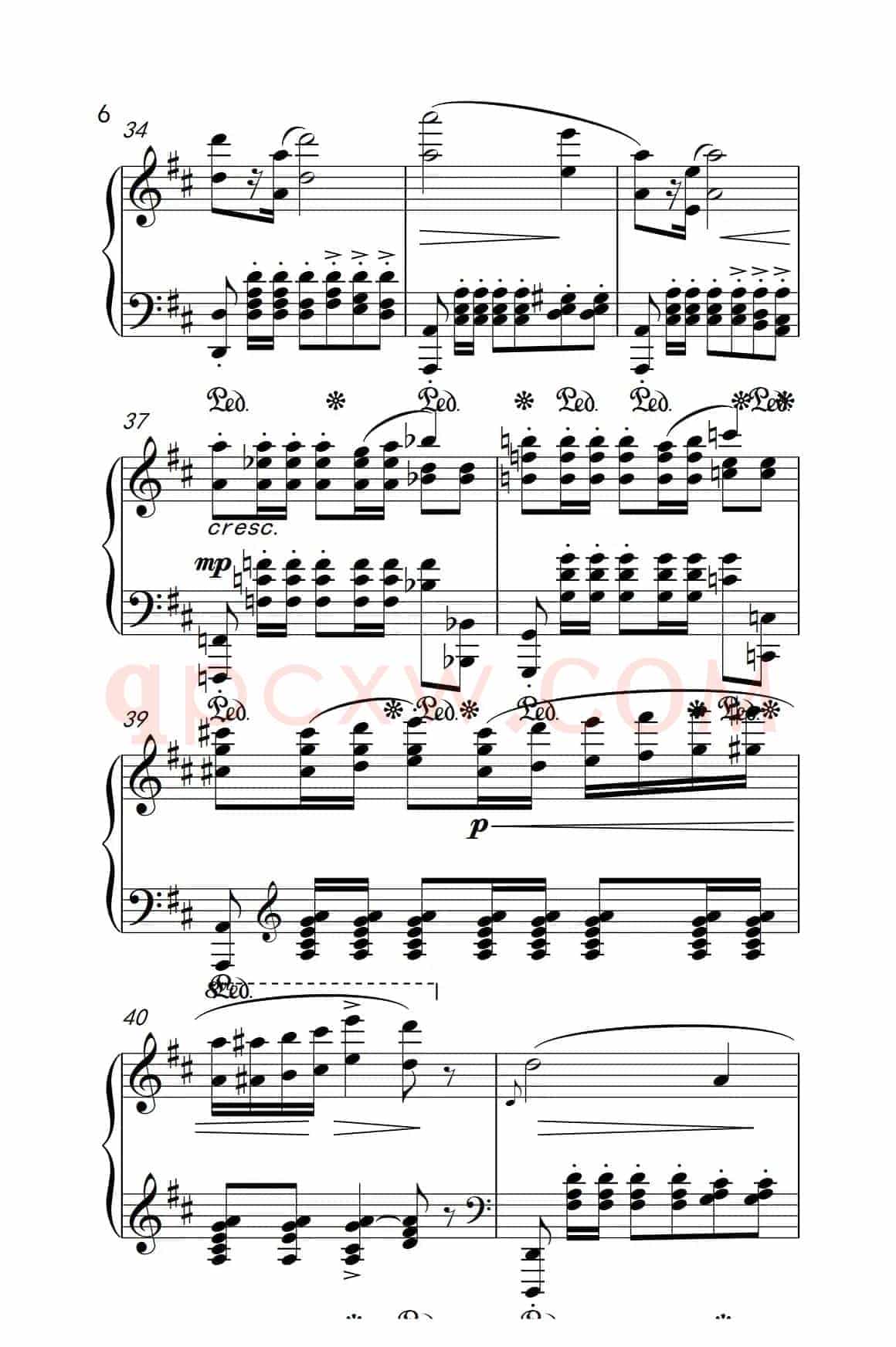 bA大调波兰舞曲