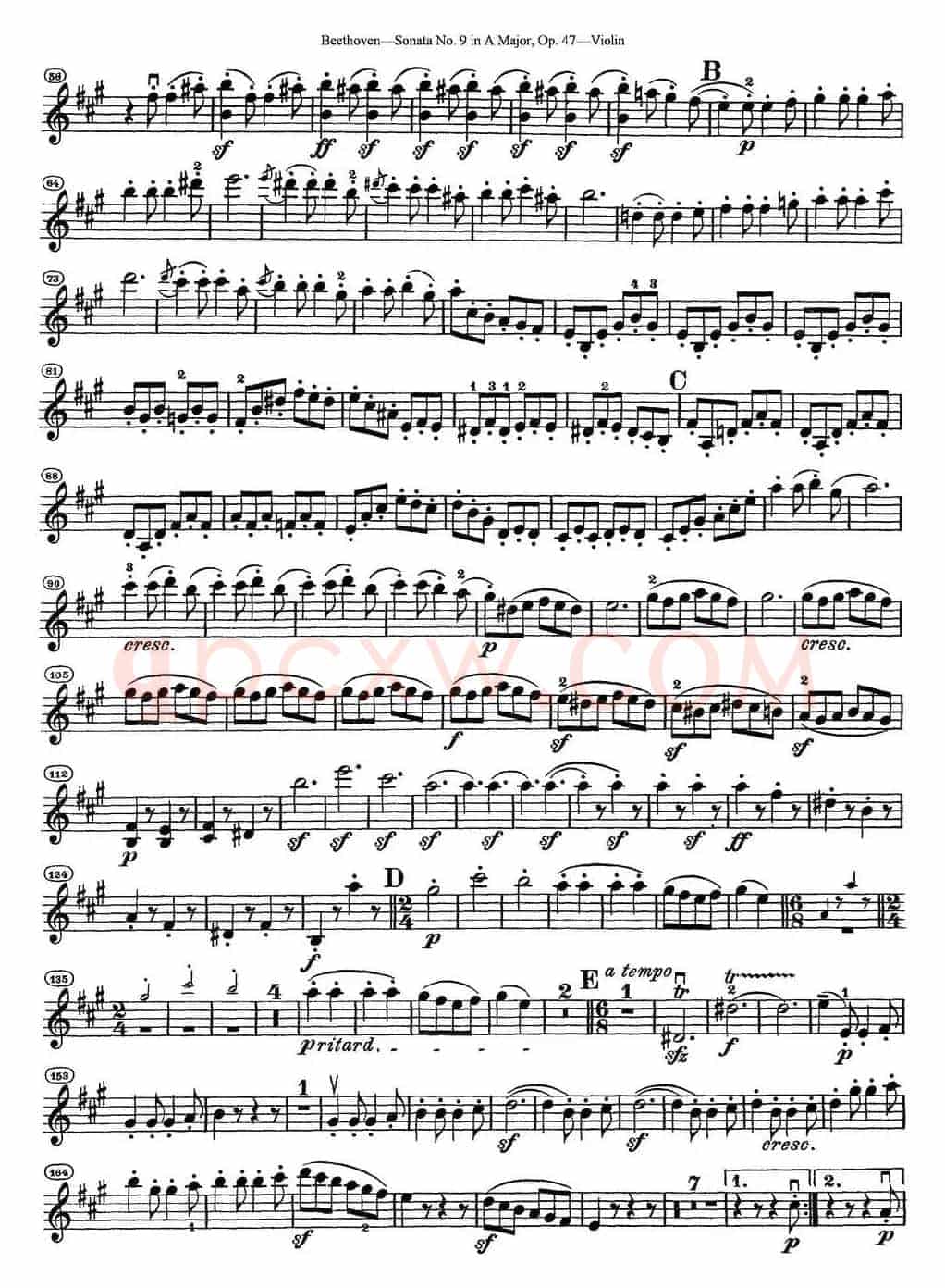 Violin Sonata No.9 in A Major Op.47