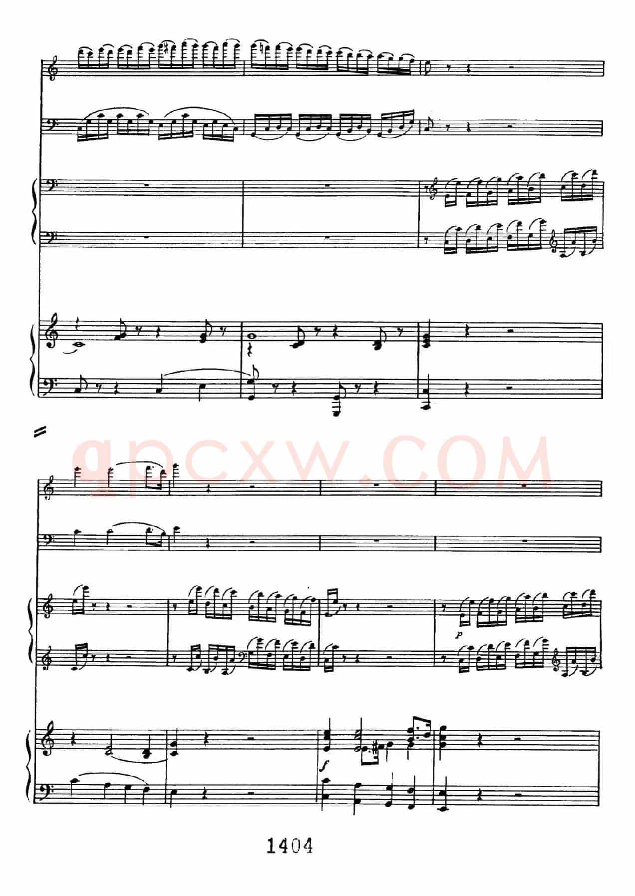 Triple Concerto in C Major Op.56(C大调三重协奏曲·双钢琴·Ⅰ)