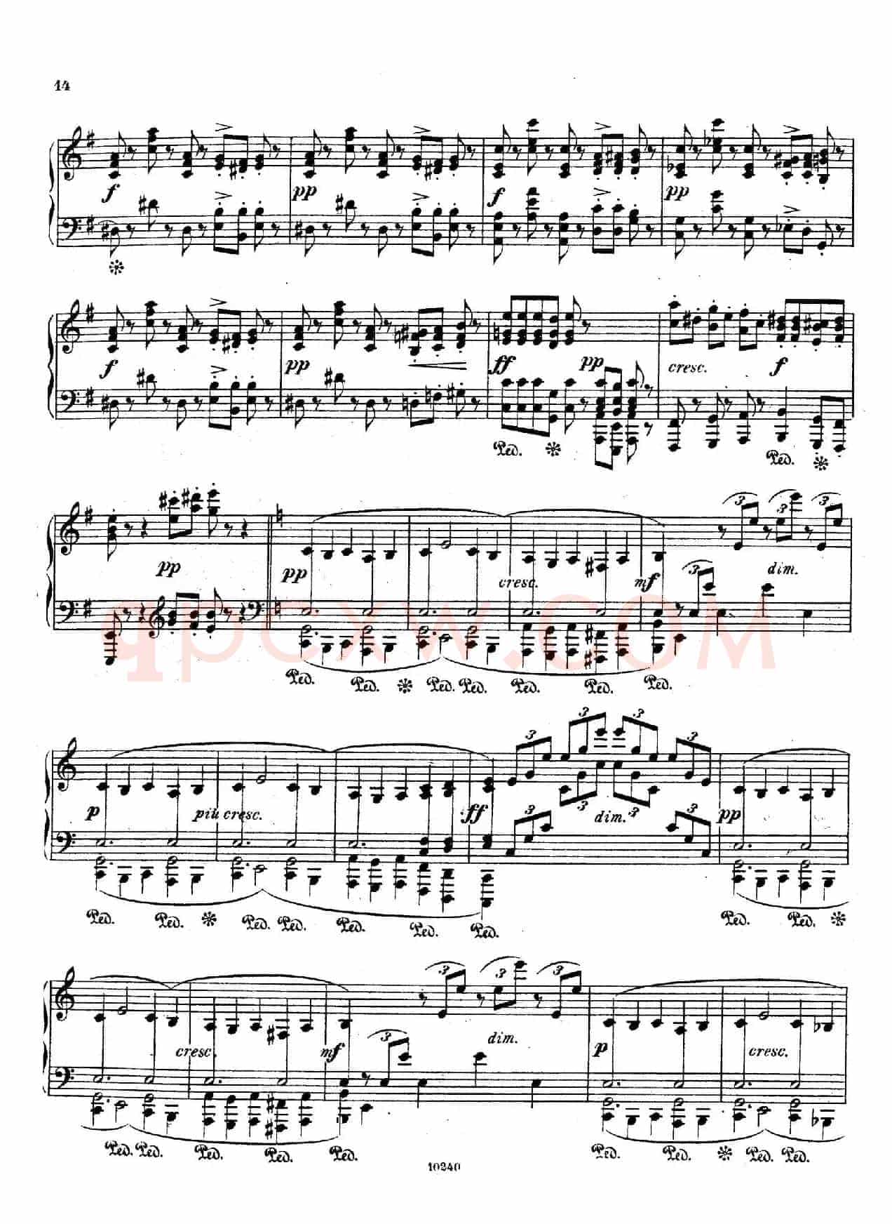 Etudes Rythmiques Op.149（节奏练习曲集）（4）