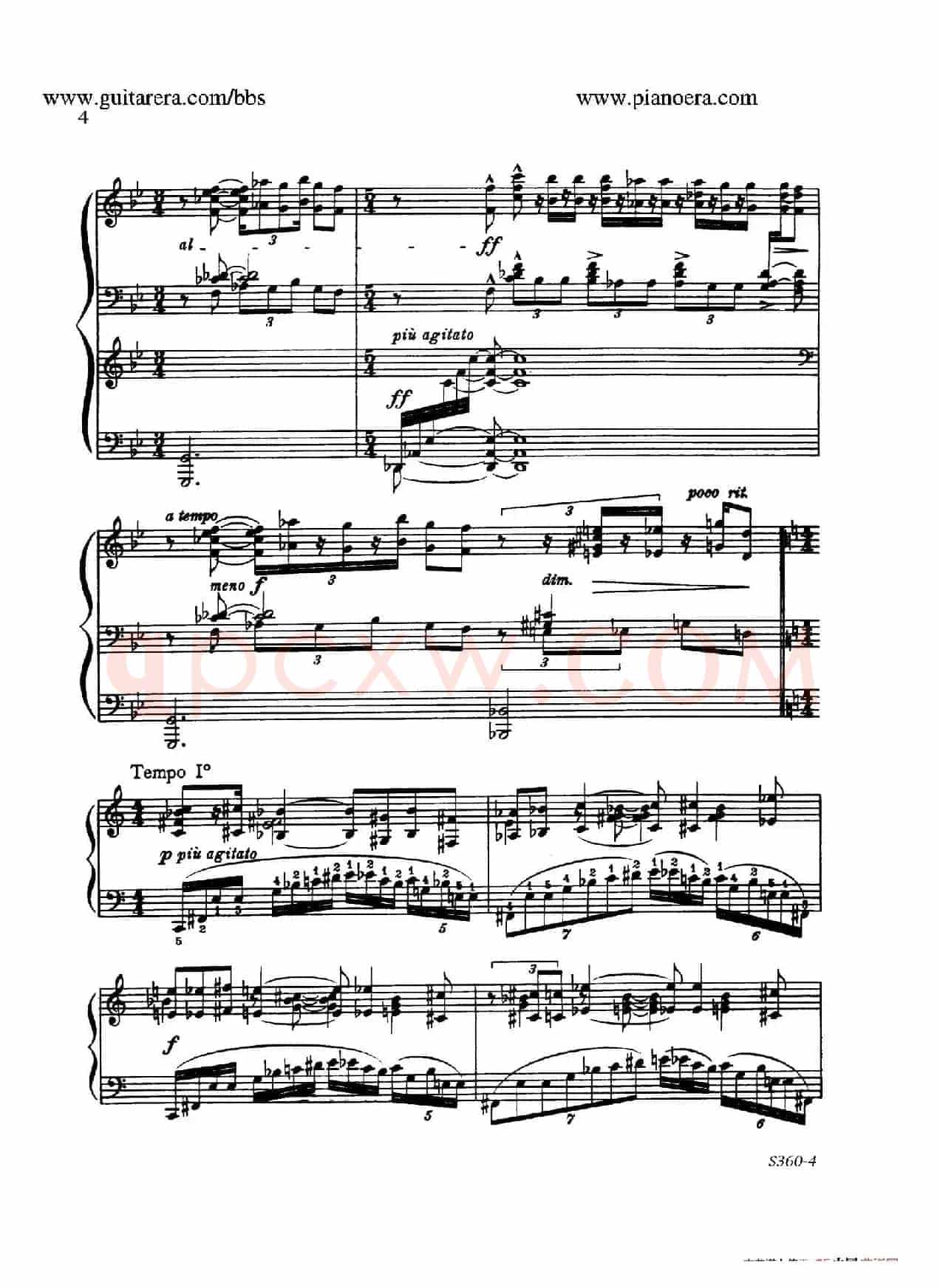 Fourth Piano Sonata S.360(第四钢琴奏鸣曲)