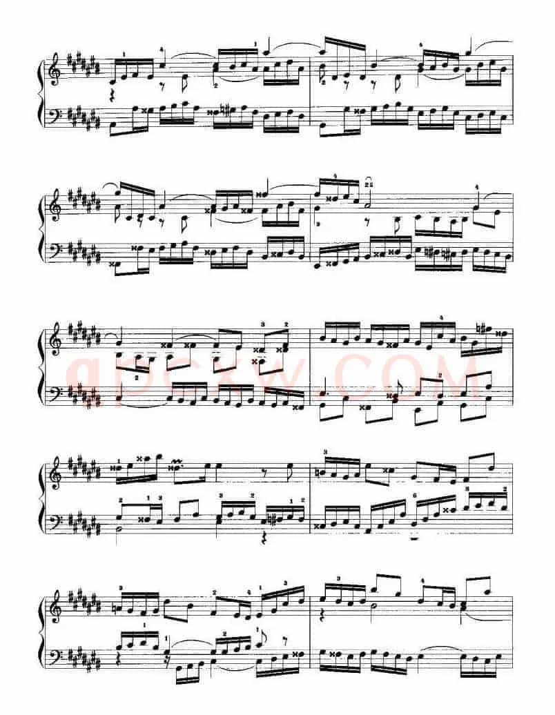 升C大调前奏曲
