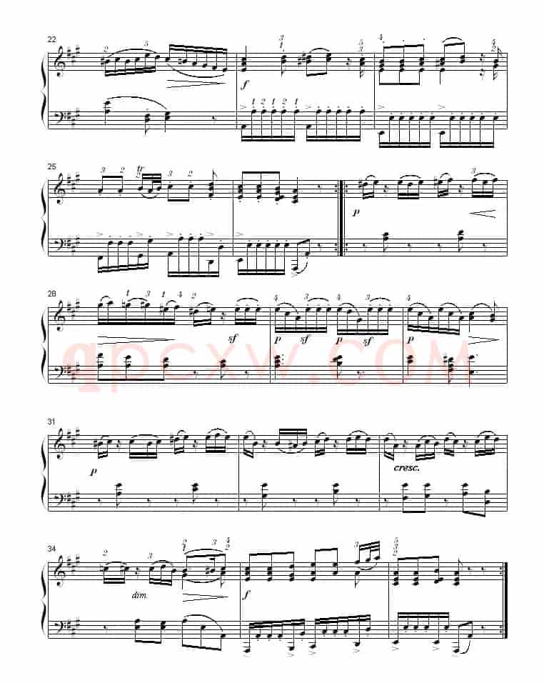 A大调钢琴奏鸣曲