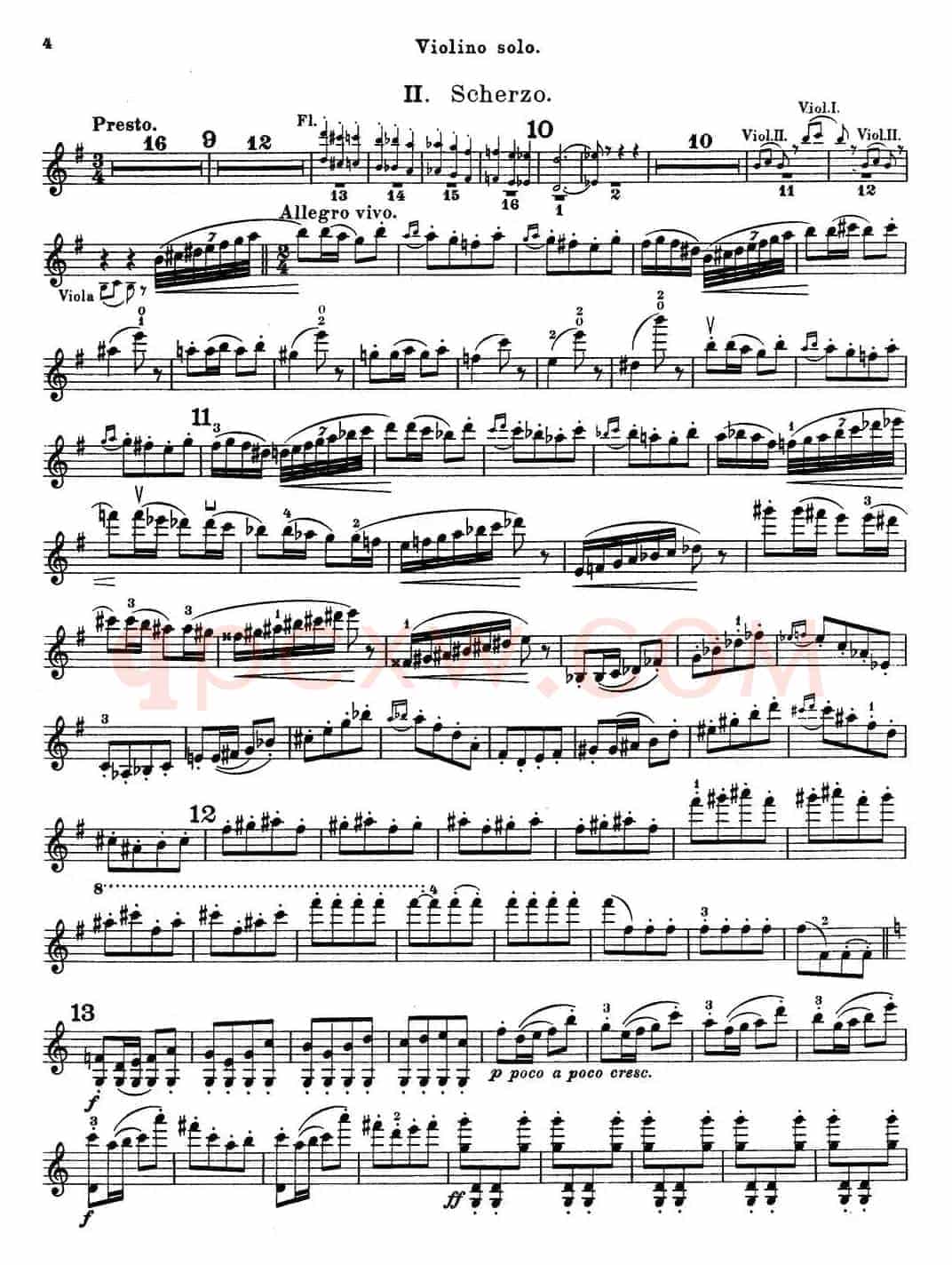 第3号小提琴协奏曲 Op.99（violin concerto no.3）
