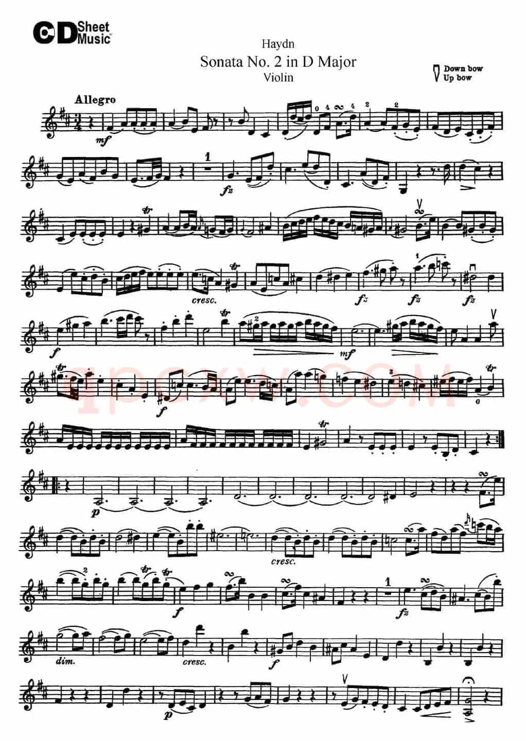 Violin Sonata No.2 in D Major