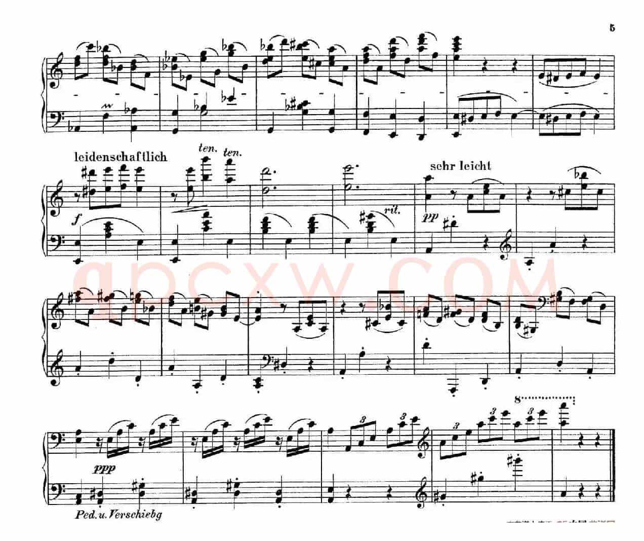 Landliche Tanzee Op.1（乡村舞曲·2. a小调）
