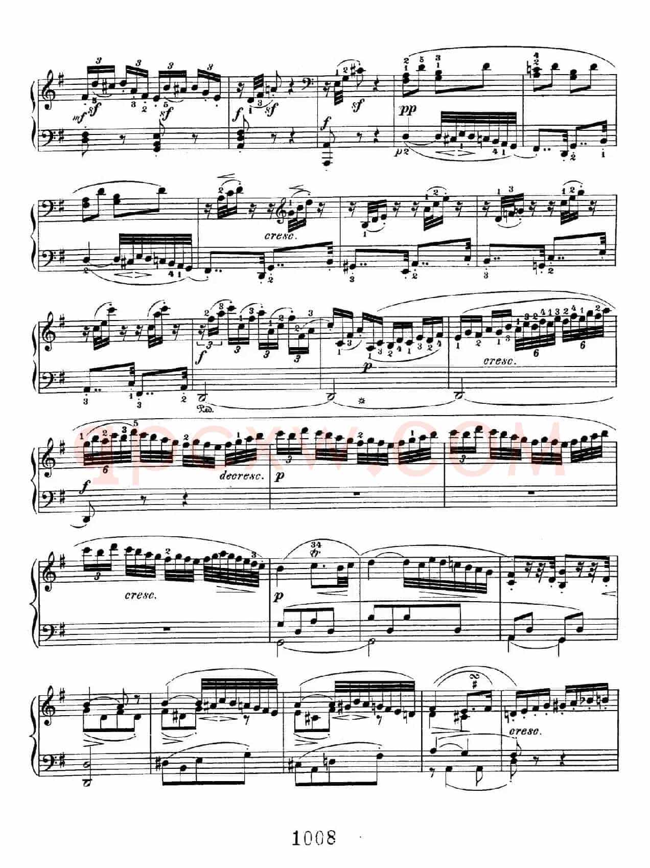 Two Rondos Op.51 No.1（2首回旋曲·2、G大调）