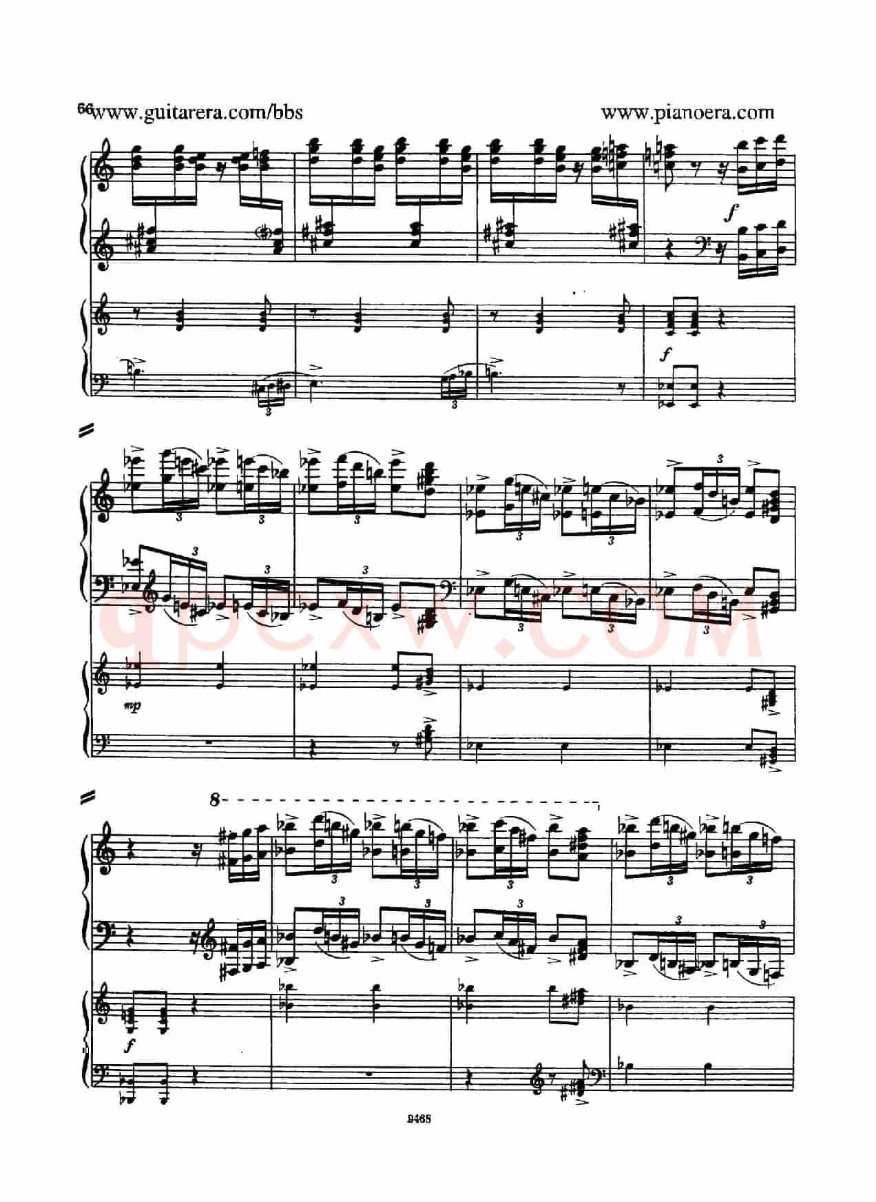 Piano Concerto in D-flat Major Op.37(降D大调钢琴协奏曲·Ⅲ·双钢琴)