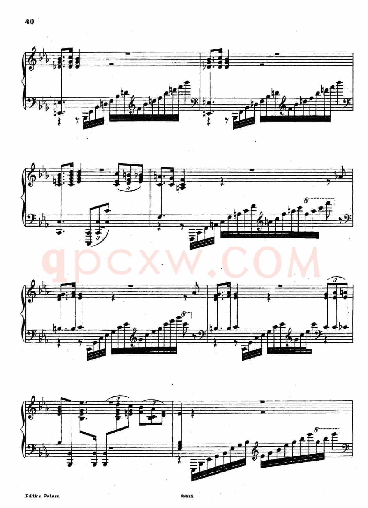 Six Etudes Op.23（6首练习曲·Ⅳ）