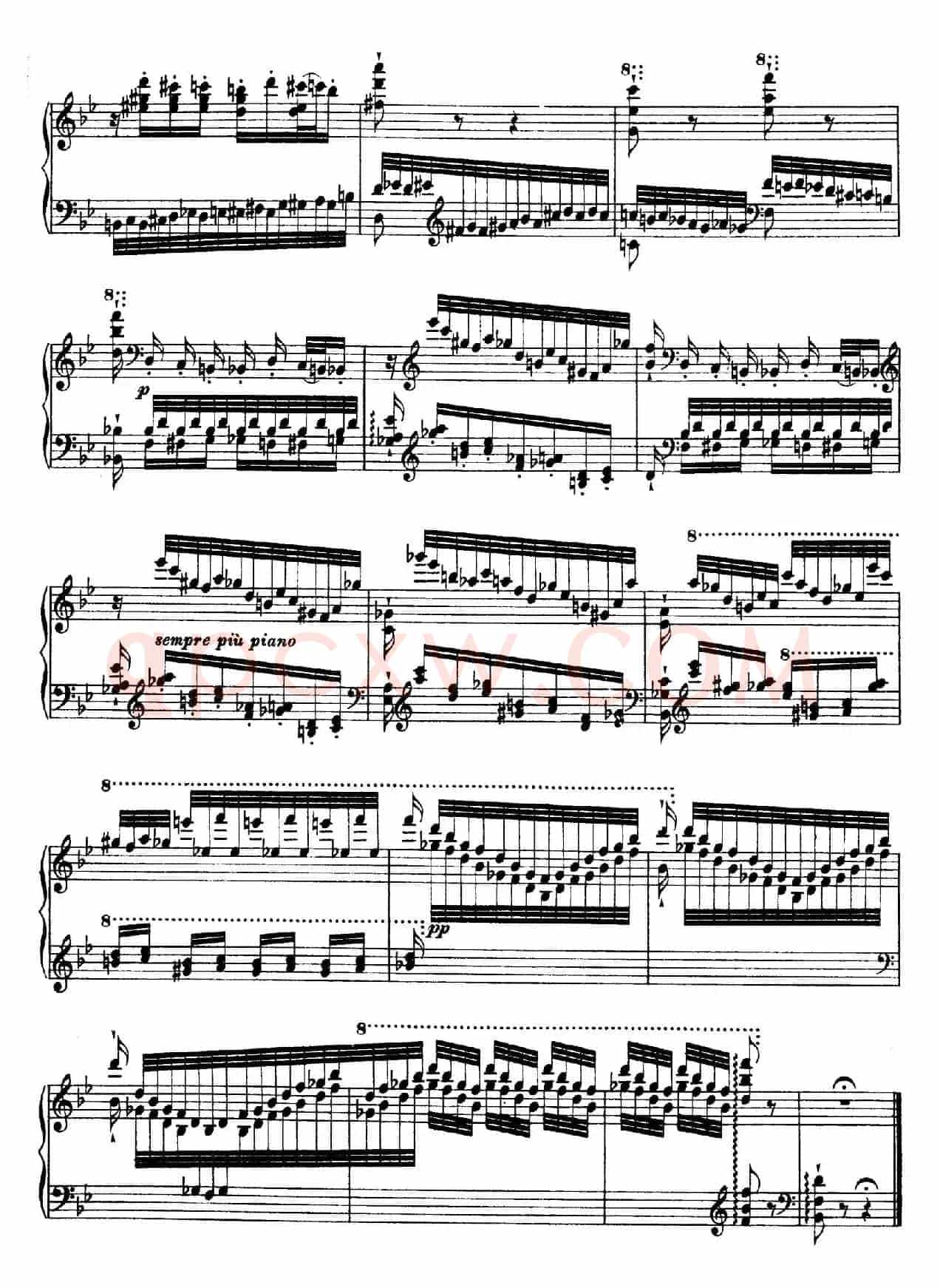 12 Etudes d'execution Transcendante S.139(12首超技练习曲·5)