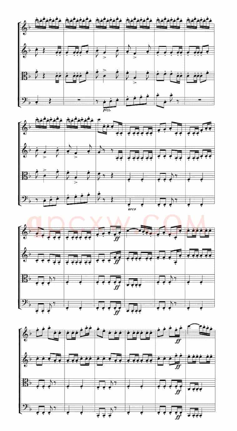 Guillaume Tell（弦乐四重奏）