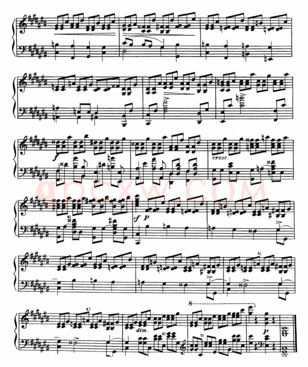 斯克里亚宾 钢琴练习曲 Op.8 No.1 Alexander Scriabin Etudes