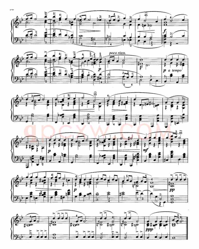 不可不弹的世界钢琴名曲：悲歌
