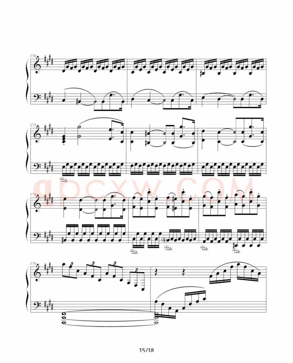 月光奏鸣曲（贝多芬《月光》第三乐章）