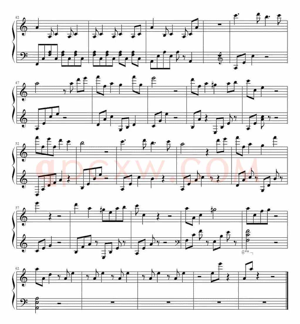 《胜女的代价》插曲（悲怆奏鸣曲第三乐章慢板）