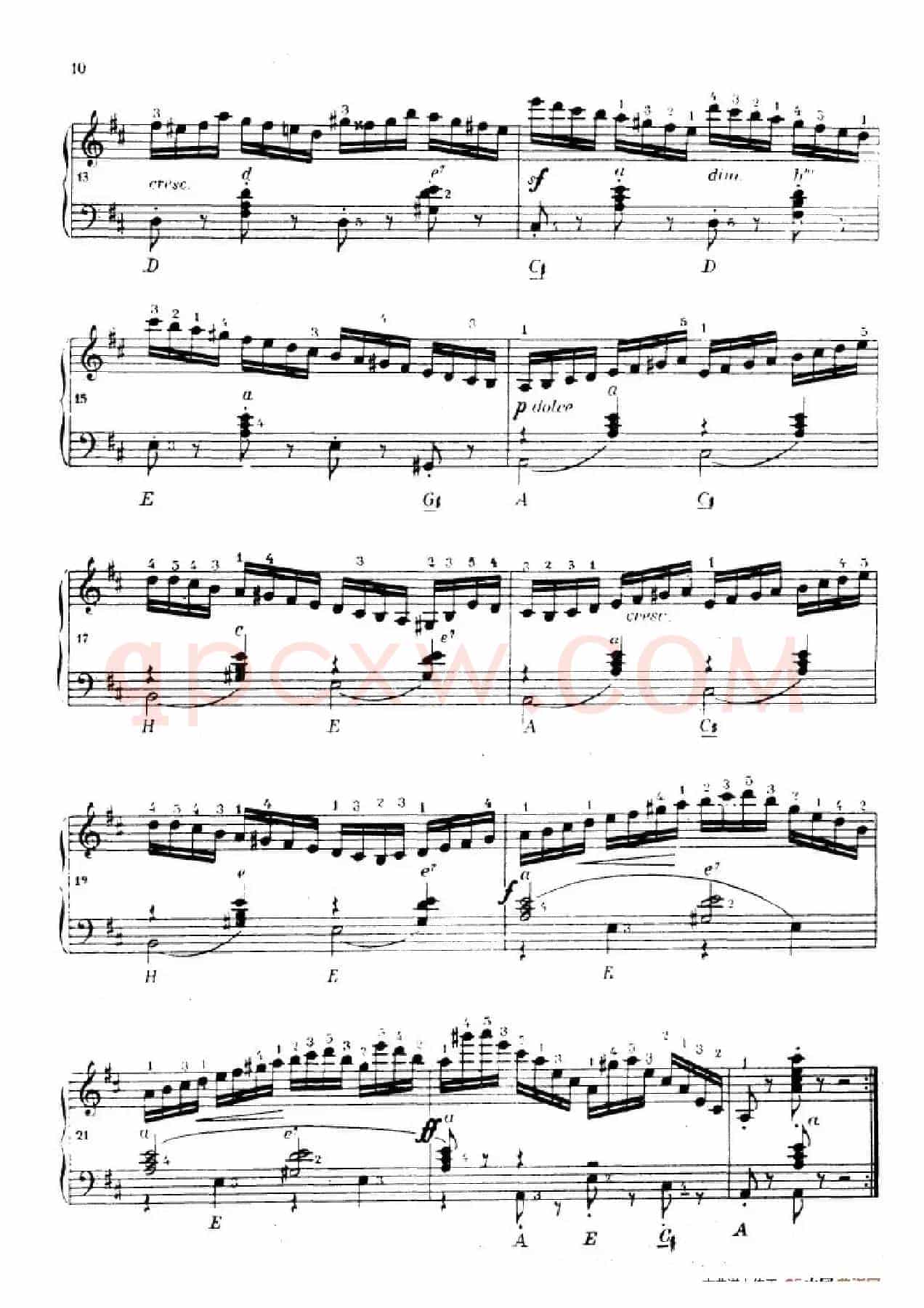 《车尔尼手风琴练习曲集》第Ⅳ册（第1——2首）