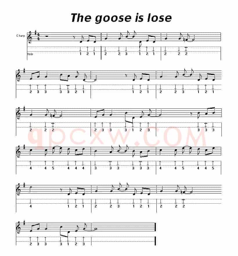 The goose is lose（布鲁斯）