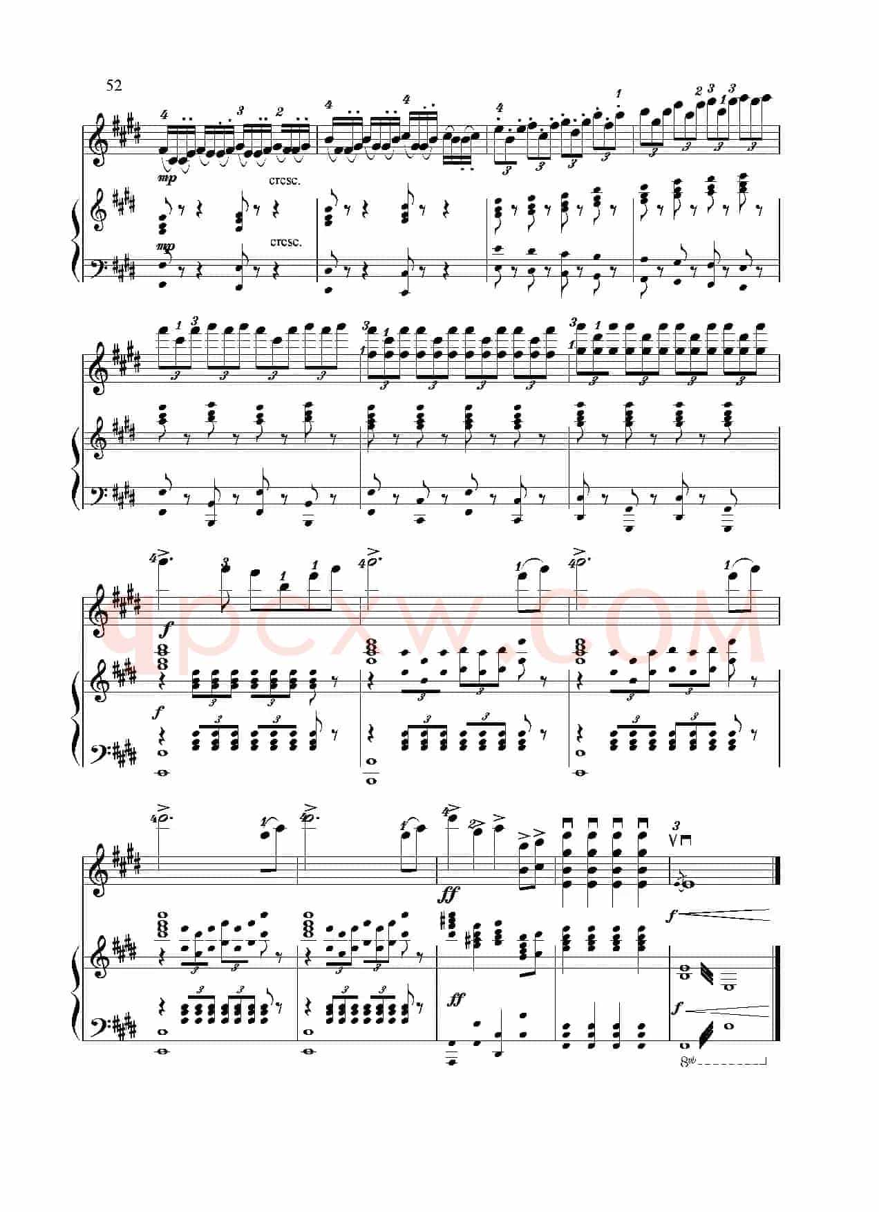 满江红幻想曲（小提琴+钢琴）