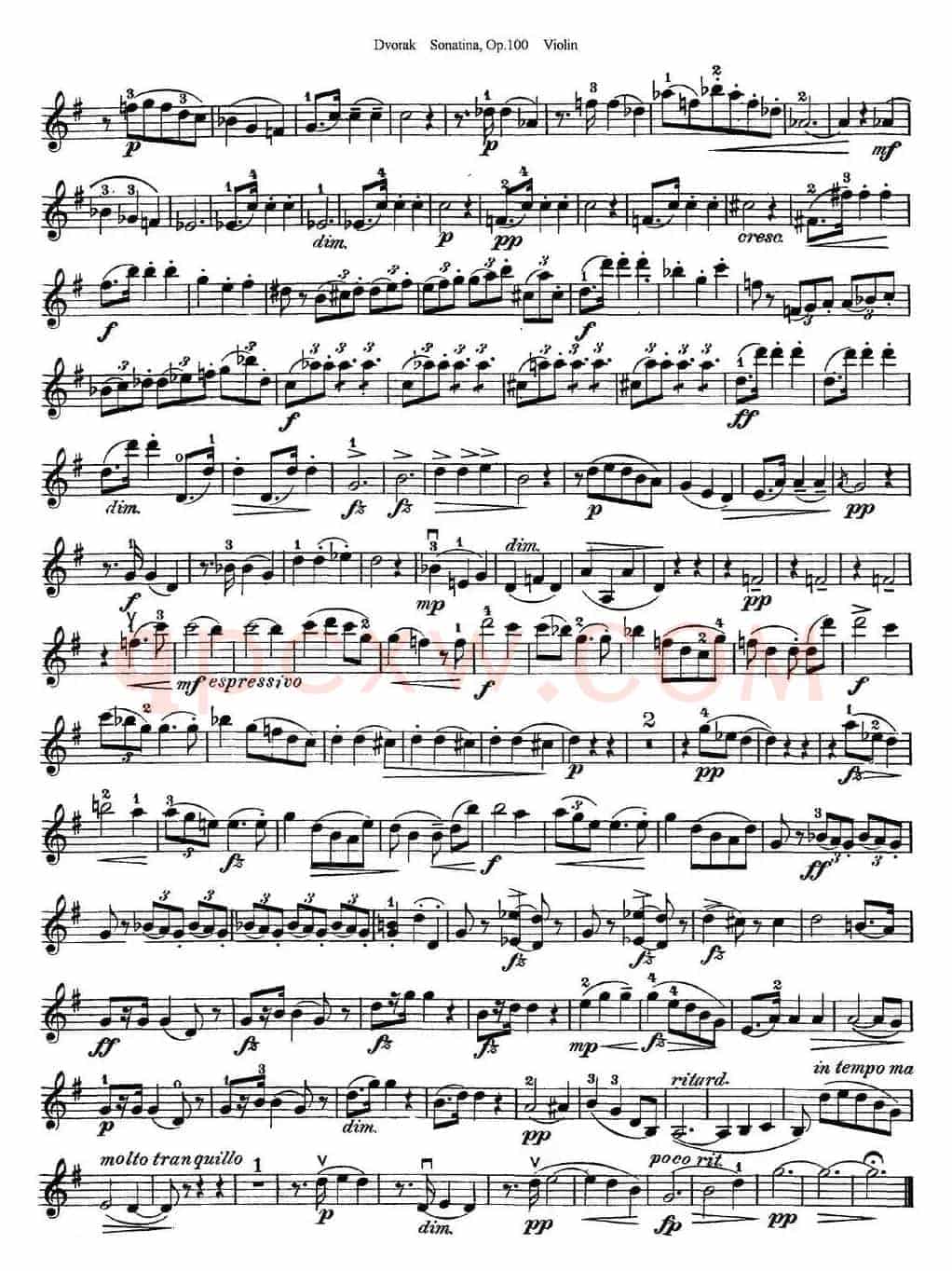 Violin Sonatina Op.100