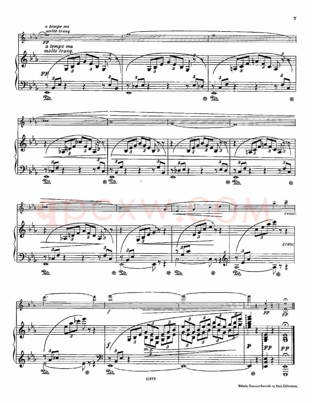 Le Calme（Op.57 No.1）（长笛+钢琴伴奏）