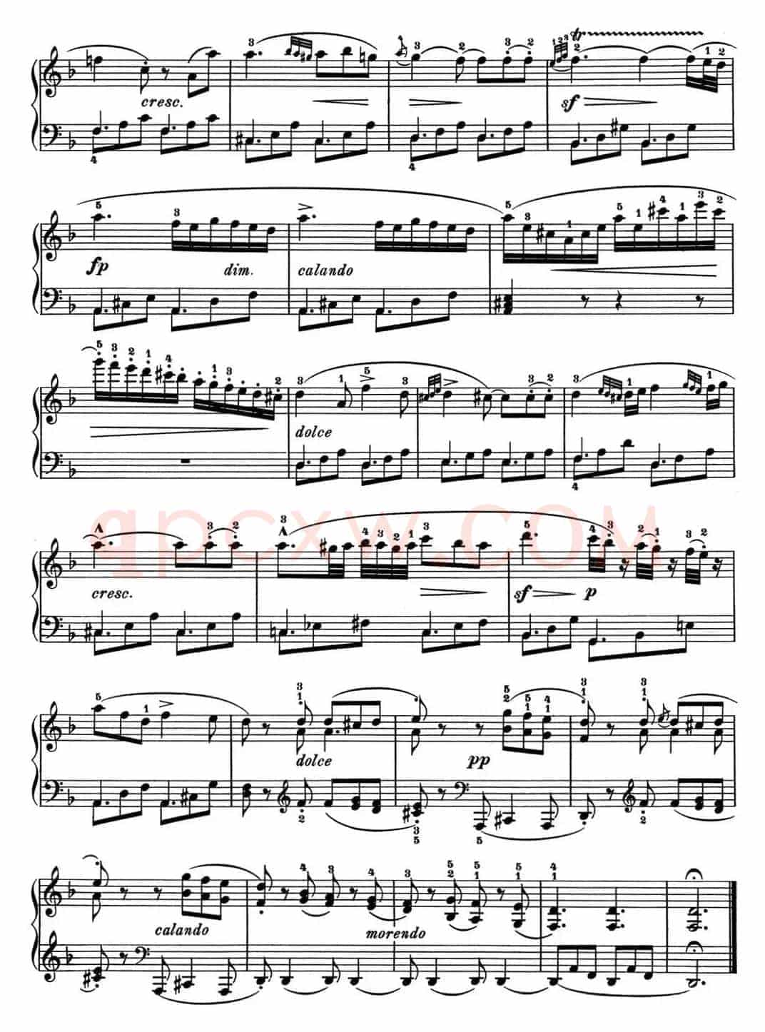 25首车尔尼Op.748练习曲（NO.20）