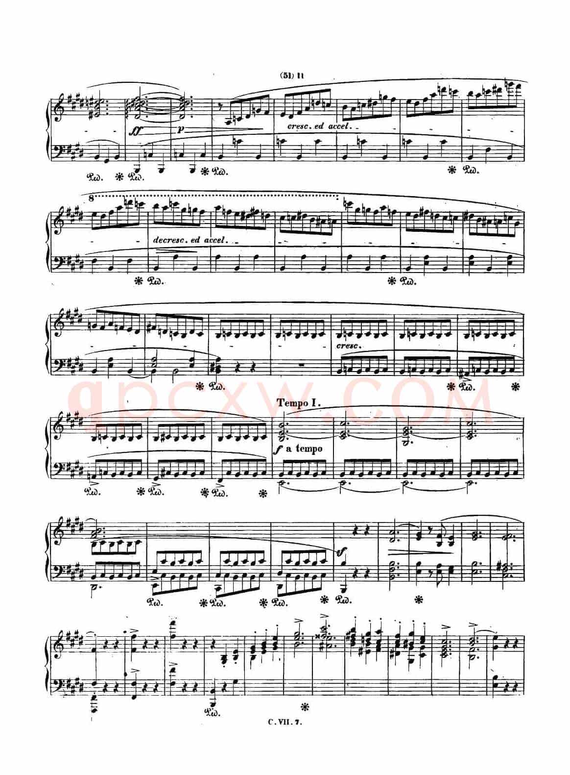肖邦 钢琴谐谑曲 Chopin Scherzo(No.4 E大调,Op.54)