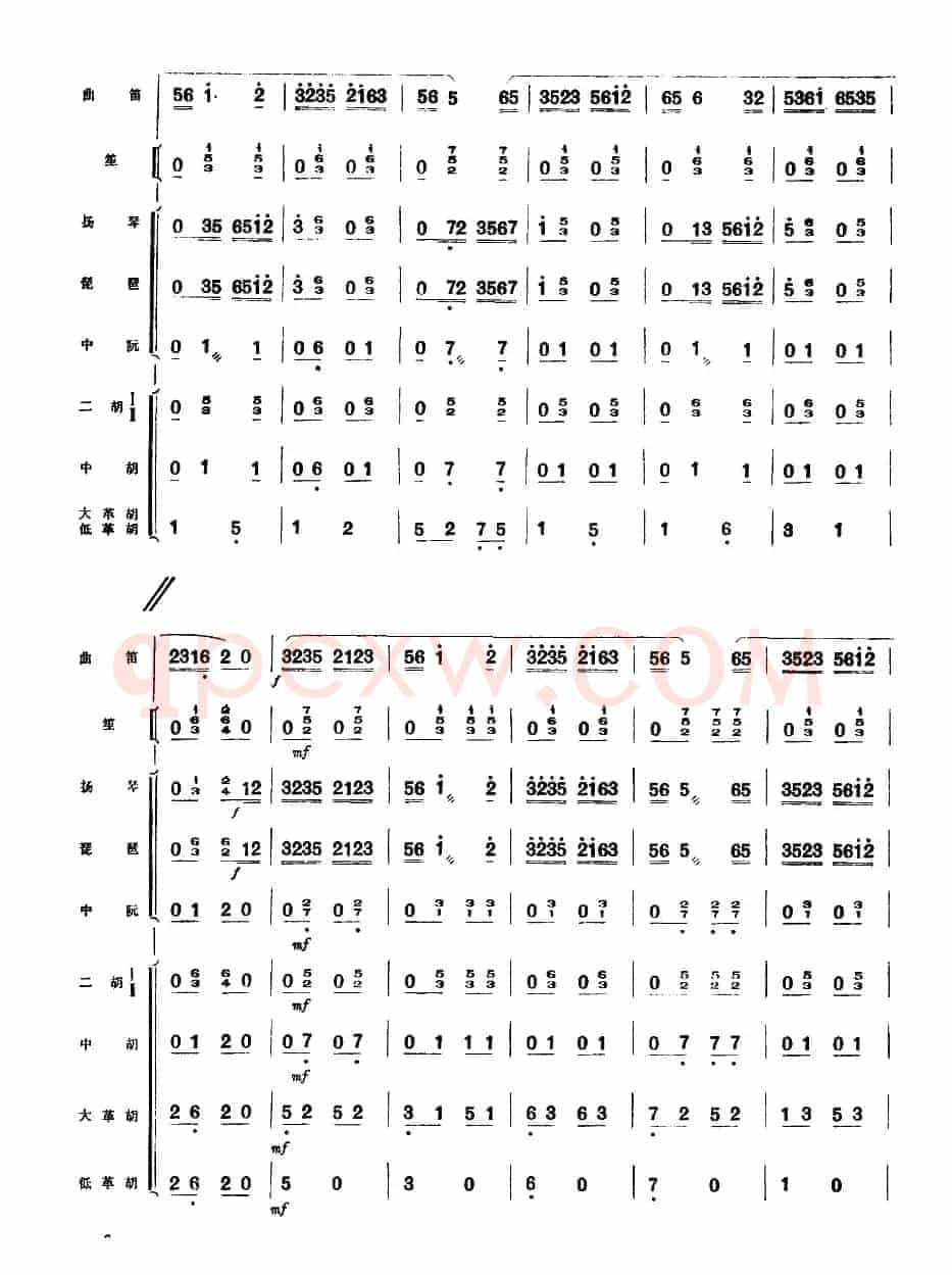 水乡新歌（曲笛+民乐队伴奏）