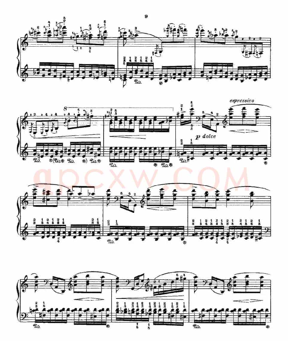 肖邦《练习曲》Fr.Chopin Op.10 No7-1