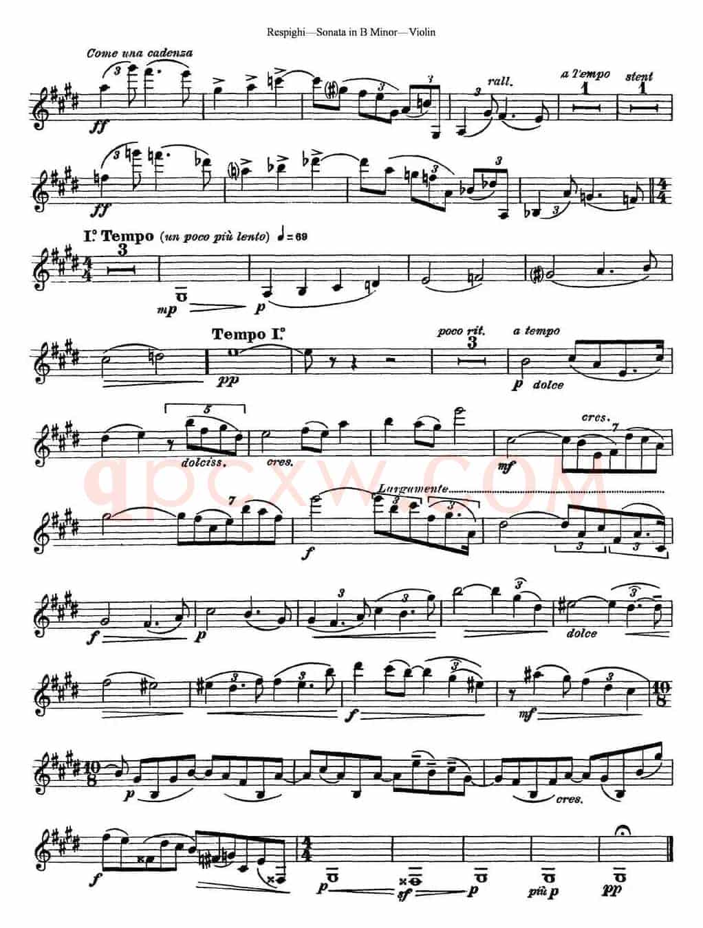 Violin Sonata in B Minor